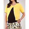 A Pea in the Pod Collection: Short Sleeve 1 Button Closure Maternity Cardigan