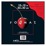 MCS 12550 Format Frame, 12 by 12-Inch, Black