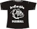 Sports : Der will nur spielen: Fu&szlig;ball; Frauen T-Shirt schwarz