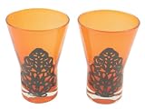COLOR GLASS LEAFY �i�I�����W�j