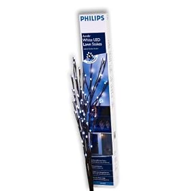 Aurelle, 158717 LED Lawn Stakes, White