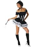 Off The Shoulder Strapless French Maid Dress Sexy Adult Plus Size Costume Naughty Lingerie Outfit Roma