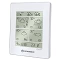 BRESSER Wettertstation 4cast LX - Funkwetterstation mit 4-Tages-Wettervorhersage (METEOTIME-System), blauer LED-Beleuchtung und Thermo/Hygro-Au�ensender mit Display