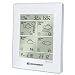 BRESSER Wettertstation 4cast LX - Funkwetterstation mit 4-Tages-Wettervorhersage (METEOTIME-System), blauer LED-Beleuchtung und Thermo/Hygro-Au�ensender mit Display