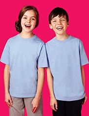 2 Pack Unisex Outstanding Value Crew Neck T-Shirts with Stay New™