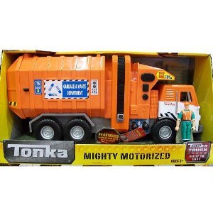 Tonka Mighty Motorized Garbage Truck with Figure