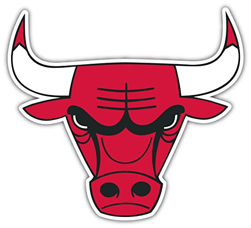 Chicago Bulls NBA Car Decal, Laptop Sticker (5