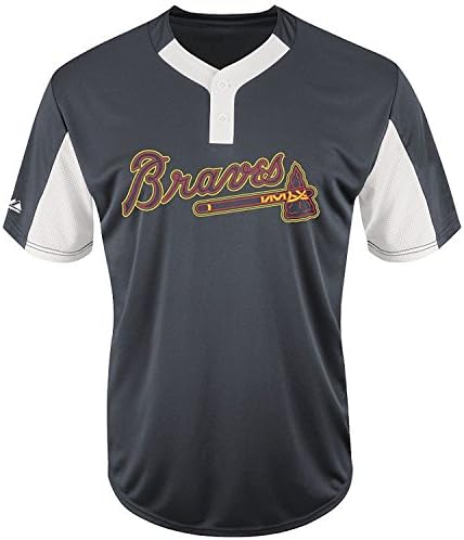 Adult 3XL Atlanta Braves NEW MLB Color Block Jersey