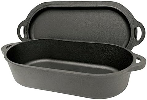 Bayou Classic Cast Iron 6-quart Fryer with Griddle Lid