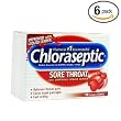 Choloraseptic Sore Throat 18 lozenges/Cherry,Soothing  (Pack of 6)