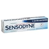Sensodyne Toothpaste, Maximum Strength with Fluoride, Extra Whitening, 4 oz.