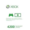 Tarjetas de 4.200 Microsoft Points.