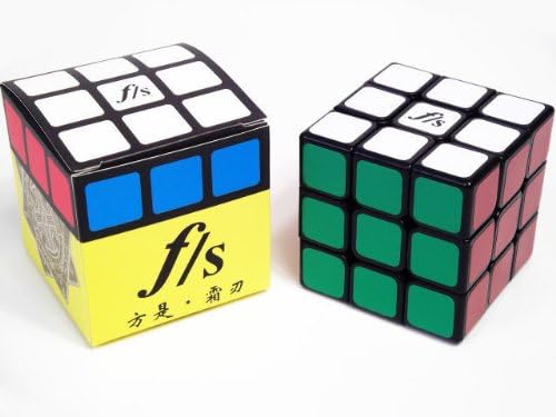 FangShi ShuangRen 3 x 3 x 3 speed cube black body assembled (japan import)