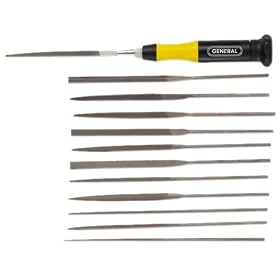General Tools 707475 Swiss Pattern Needle File Set, 12-Piece by General Tools