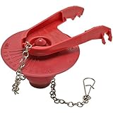 Fluidmaster 502P21 Universal Flapper with Microban, Red