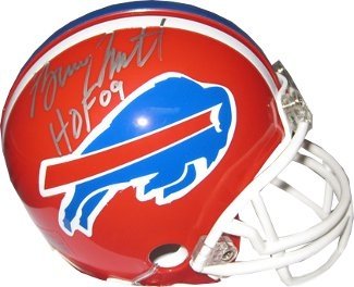 Bruce Smith Autographed/Hand Signed Buffalo Bills TB Red Mini Helmet HOF 09