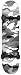 Sporting Goods : Speed Deamons Camo Snow Full Size Complete Skateboard (7.6 Inches Wide)