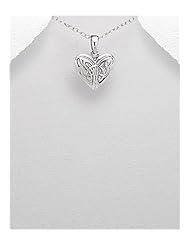 Celtic Pendant Necklace In 92.5 Sterling Silver