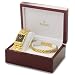 Bulova Gold-Tone Watch And Bracelet Set 97X100