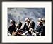 Eagle Hunters at the Golden Eagle Festival, Mongolia Framed Art Poster Print by Amos Nachoum, 22x18