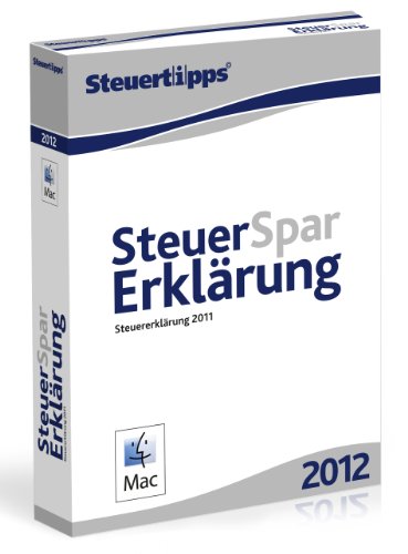Steuer-Spar-Erklärung 2012 Mac-Version Steuer-Spar-Erklärung 2012 Mac-Version