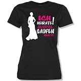 JUNGGESELLINNENABSCHIEDS KOMBI - BRAUT UND FREUNDE -Damen Frauen T-Shirt Gr. XS bis XXL vers. Farben
