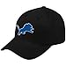Apparel : Reebok Detroit Lions Black Brushed Basic Logo Adjustable Hat