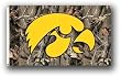 Iowa Hawkeyes Camouflage Real Tree Flag 3'X5' - NCAA