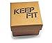 Keepfit 3 Silicone Wedding Ring Silicone Wedding Band for Men Thin Line (Grey Stripe, 10)
