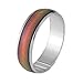 MJartoria Emotion Feeling Heat Sensitive 12 Color Changes Endless Band Mood Ring Size 5