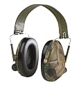 Peltor 97086 Tactical 6S Camo Hardwoods Hearing Protector, Green