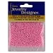 11/0 Glass Seed Beads, Ceylon, Pink, 20 Gram Pkg