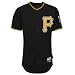 MLB Men's Pittsburgh Pirates Six Button Cool Base Authentic Extended Size Alternate Jersey