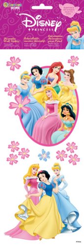 Childrens Toyshop  Toys : Disney Princess Cinderella Belle Snow White Stickers