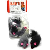 Long Hair Rabbit Fur Mouse - 5 Pak