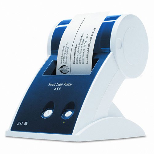 Seiko Products - Seiko - Smart Label Printer, 2-1/8 Labels, 1 Label/Second, 4-3/5w x 6-1/3d x 6-1/5h - Sold As 1 Each - Easy-to-use networkable thermal label printer. - Connects with your PC or Mac and works with popular software programs. - Mix and