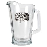 San Antonio Spurs Large Glass Beer Pitcher