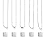 ImpressArt Personal Impressions Necklace Kit, Square, Silver Plated