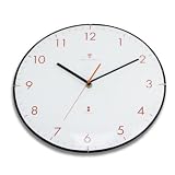 電波壁掛け時計　DomeClock (オレンジインデックス)