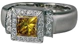 Chris Correia Precious Princess Diamond Ring - Size 6 1/4