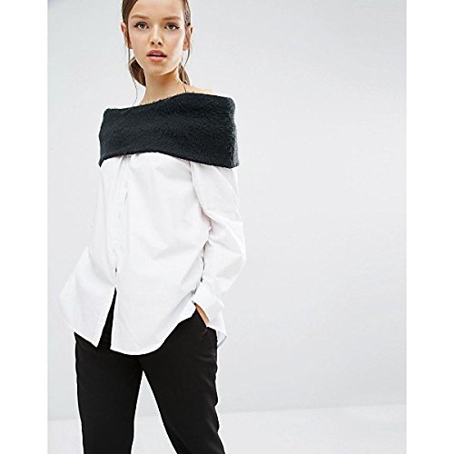 アシリオ トップス シャツ Asilio Favourite Odds Blouse Whiteblack [並行輸入品]