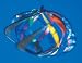 Twin Galaxy Hanging Outdoor Wind Spinner