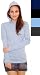 Apparel : American Apparel Women's Baby Rib Long Sleeve Hoodie T-shirt - Tee