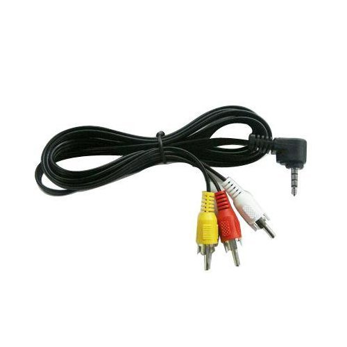 RND Power Solutions Extra long 6ft Audio Video (AV) for camcorders including: Sony (VMC20FR), JVC (Everio, Picsio Series), Panasonic, and Samsung