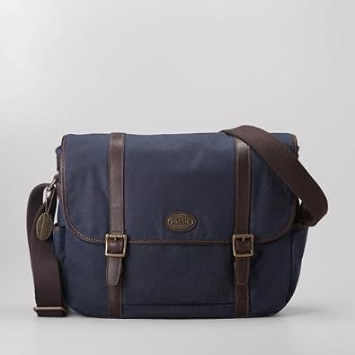 Click here to buy Fossil Estate Wax Canvas MBG8271 Messenger Bag by FOSSIL.