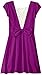 Lavender Big Girls' Cap Sleeve Fit and Flair with Bow Back Detail Dress
