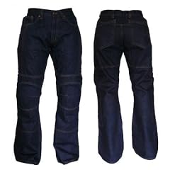 Motorradhose, Textilhose, Jeans blau + Nierengurt