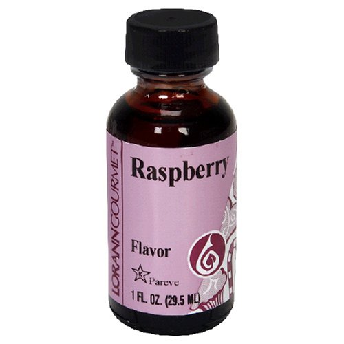 LorAnn Artificial Flavoring Oils, Raspberry Flavoring Oil, 1-Ounce Bottles (Pack of 4) by LorAnn Oils
