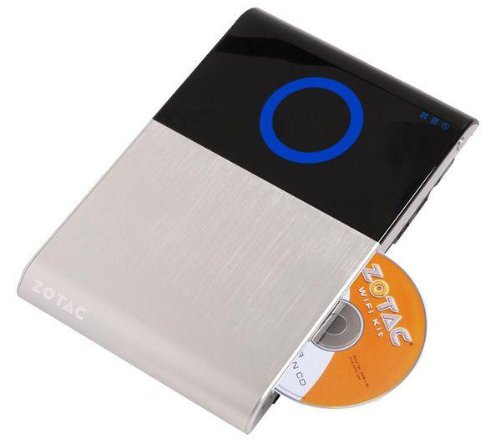 Zotac ZBOX ID33 Barebone-PC (Intel Atom D525, DDR2-800 supported, Blu-ray, Next Generation NVIDIA ION 512MB, WLAN)