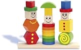 HEROS 100073422 - Holz Figuren Steckpuzzle, 20-teilig
